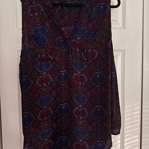 Torrid Multicolor Snake Print Blouse